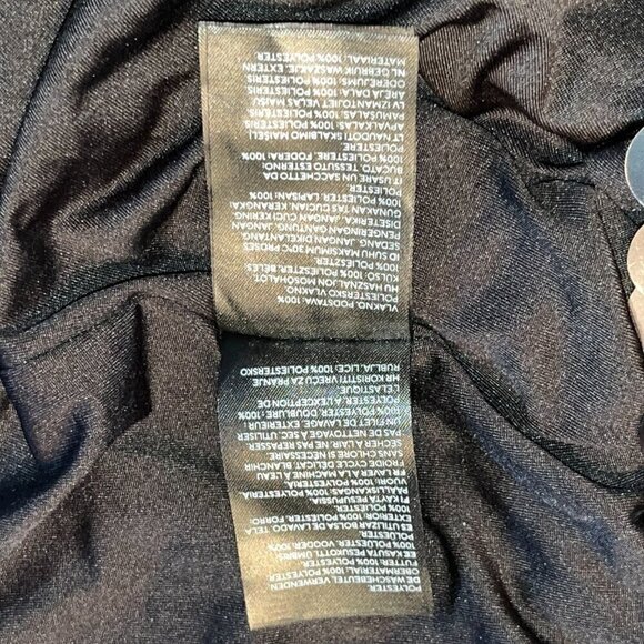 H & M Black & Silver Giant Sequin Long Sleeve High Neck Swing Dress EUC Small - Picture 15 of 16